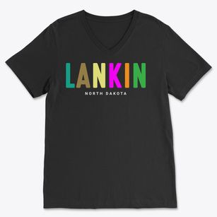 Lankin North Dakota Color Pop Soft Lightweight V-Neck