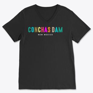 Conchas Dam New Mexico Color Pop Soft Lightweight V-Neck