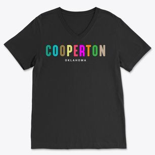 Cooperton Oklahoma Color Pop Soft Lightweight V-Neck