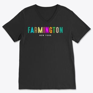 Farmington New York Color Pop Soft Lightweight V-Neck