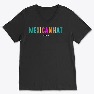 Mexican Hat Utah Color Pop Soft Lightweight V-Neck