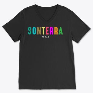 Sonterra Texas Color Pop Soft Lightweight V-Neck