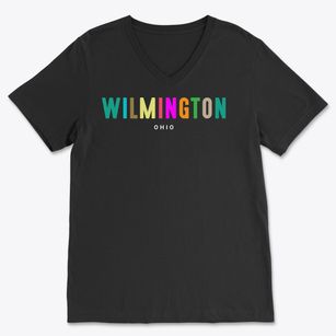 Wilmington Ohio Color Pop Soft Lightweight V-Neck