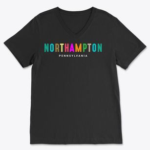 Northampton Pennsylvania Color Pop Soft Lightweight V-Neck