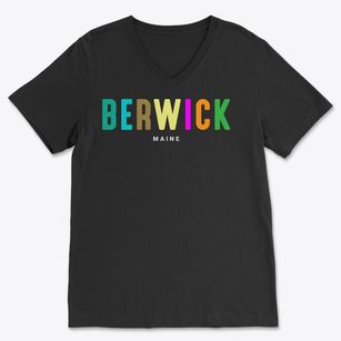 Berwick Maine Color Pop Soft Lightweight V-Neck