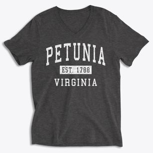 Petunia Virginia Classic Established Soft Lightweight V-Neck