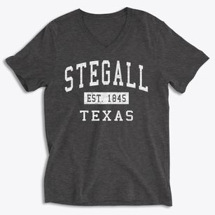 Stegall Texas Classic Established Soft Lightweight V-Neck