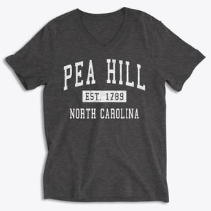 Pea Hill North Carolina Classic Established Soft Lightweight V-Neck