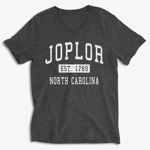 Joplor North Carolina Classic Established Soft Lightweight V-Neck