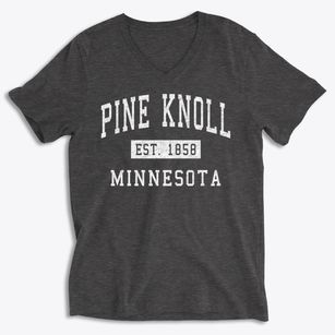 Pine Knoll Minnesota Classic Established Soft Lightweight V-Neck
