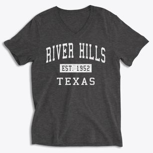 River Hills Texas Classic Established Soft Lightweight V-Neck