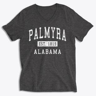 Palmyra Alabama Classic Established Soft Lightweight V-Neck