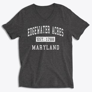 Edgewater Acres Maryland Classic Established Soft Lightweight V-Neck