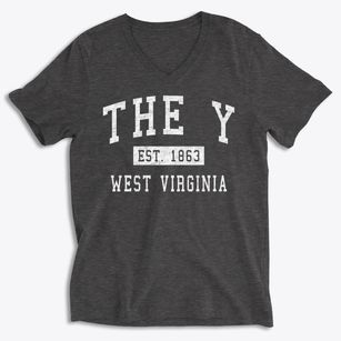 The Y West Virginia Classic Established Soft Lightweight V-Neck