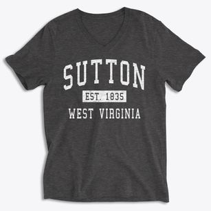 Sutton West Virginia Classic Established Soft Lightweight V-Neck