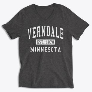 Verndale Minnesota Classic Established Soft Lightweight V-Neck