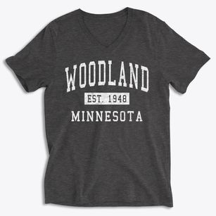 Woodland Minnesota Classic Established Soft Lightweight V-Neck