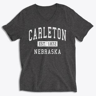 Carleton Nebraska Classic Established Soft Lightweight V-Neck