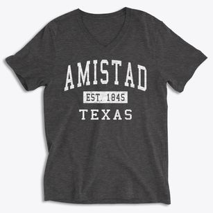 Amistad Texas Classic Established Soft Lightweight V-Neck