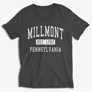 Millmont Pennsylvania Classic Established Soft Lightweight V-Neck