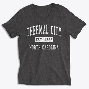 Thermal City North Carolina Classic Established Soft Lightweight V-Neck