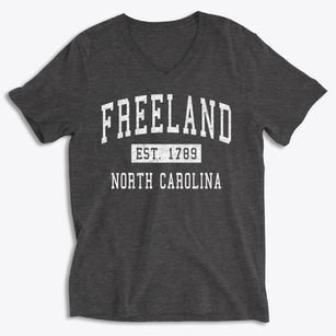 Freeland North Carolina Classic Established Soft Lightweight V-Neck