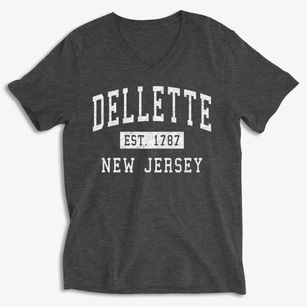 Dellette New Jersey Classic Established Soft Lightweight V-Neck