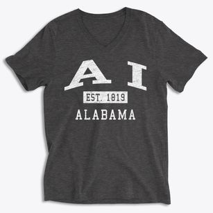 Ai Alabama Classic Established Soft Lightweight V-Neck