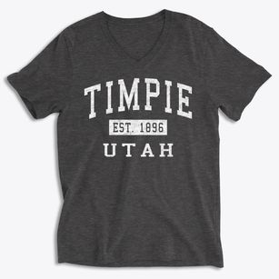 Timpie Utah Classic Established Soft Lightweight V-Neck
