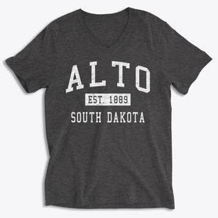Alto South Dakota Classic Established Soft Lightweight V-Neck
