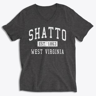 Shatto West Virginia Classic Established Soft Lightweight V-Neck