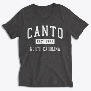 Canto North Carolina Classic Established Soft Lightweight V-Neck