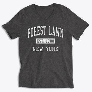 Forest Lawn New York Classic Established Soft Lightweight V-Neck