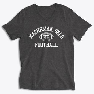 Kachemak Selo School Classic Football Soft Lightweight V-Neck