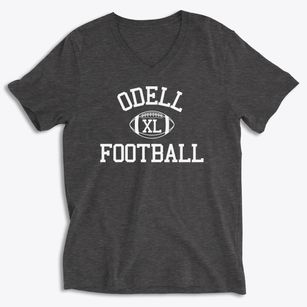 Odell High School Classic Football Soft Lightweight V-Neck