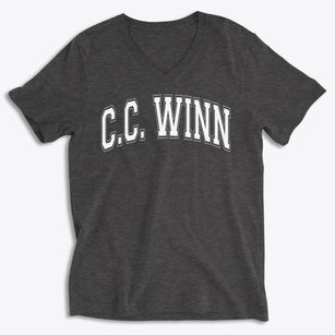 C.c. Winn High School Varsity Arch Soft Lightweight V-Neck