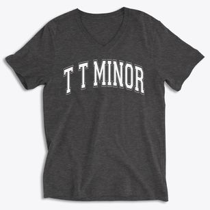 T T Minor Elementary School Varsity Arch Soft Lightweight V-Neck