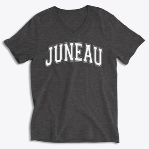 Juneau Sda School Varsity Arch Soft Lightweight V-Neck