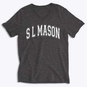 S L Mason Elementary School Varsity Arch Soft Lightweight V-Neck