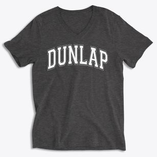 Dunlap Alternative School Varsity Arch Soft Lightweight V-Neck