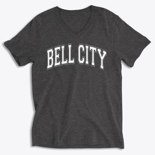 Bell City High School Varsity Arch Soft Lightweight V-Neck
