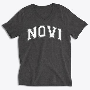 Novi Christian School Varsity Arch Soft Lightweight V-Neck