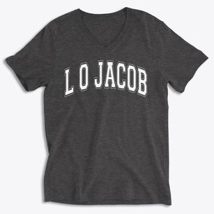L O Jacob Elementary School Varsity Arch Soft Lightweight V-Neck