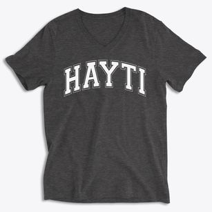 Hayti High School Varsity Arch Soft Lightweight V-Neck