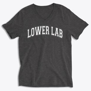 Lower Lab School Varsity Arch Soft Lightweight V-Neck