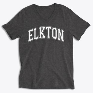 Elkton High School Varsity Arch Soft Lightweight V-Neck