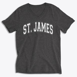 Saint James Elementary School Varsity Arch Soft Lightweight V-Neck