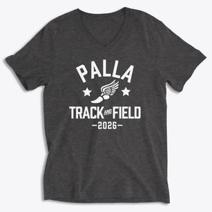 Palla Elementary School Track and Field Soft Lightweight V-Neck