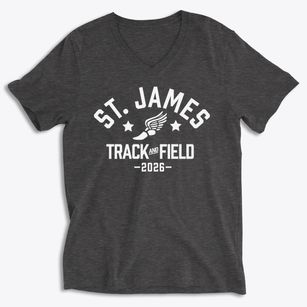 Saint James Episcopal School Track and Field Soft Lightweight V-Neck
