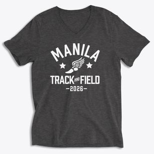 Manila Elementary School Track and Field Soft Lightweight V-Neck